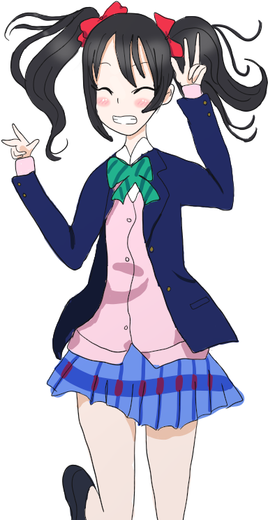 Nico Yazawa Transparent Background (600x800)