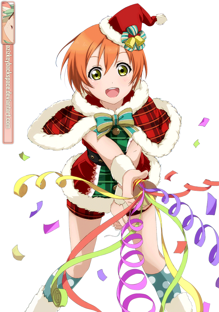 Hoshizora Rin Sr - Love Live Honoka Cards Renders (768x1080)