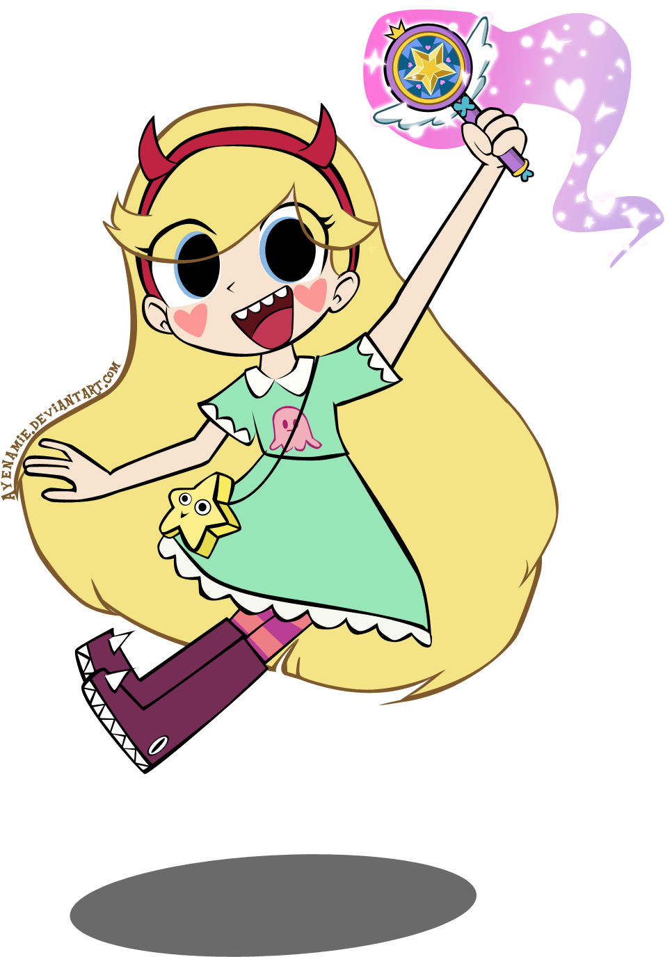 The Forces Of Evil - Star Vs The Forces Of Evil Star Vector (1388x1656)