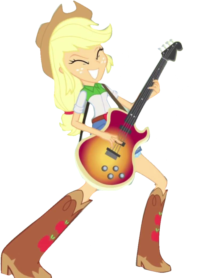 Free My Little Pony Equestria Girls Rainbow Rocks Applejack - Mlp Eg Minis Applejack Rainbow Rock (810x987)