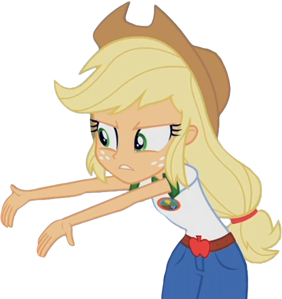 And Then There's This Asshole, Applejack, Clothes, - Cartoon (575x610)
