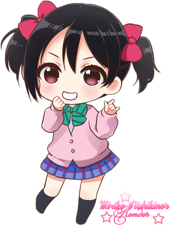 Nico - Chibi Anime School Uniform (600x800)