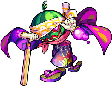 1504 - 怪物 彈 珠 西瓜 頭 (410x365)