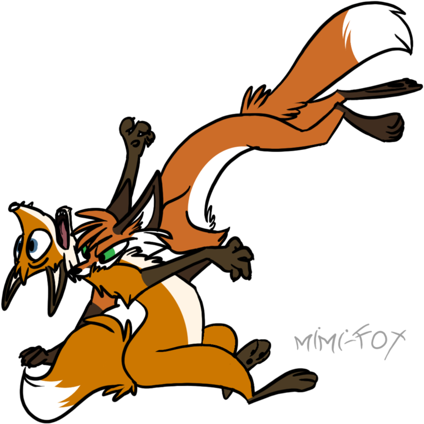 Evil Fox By Mimi-fox - Good Vs Evil Foxes (894x894)