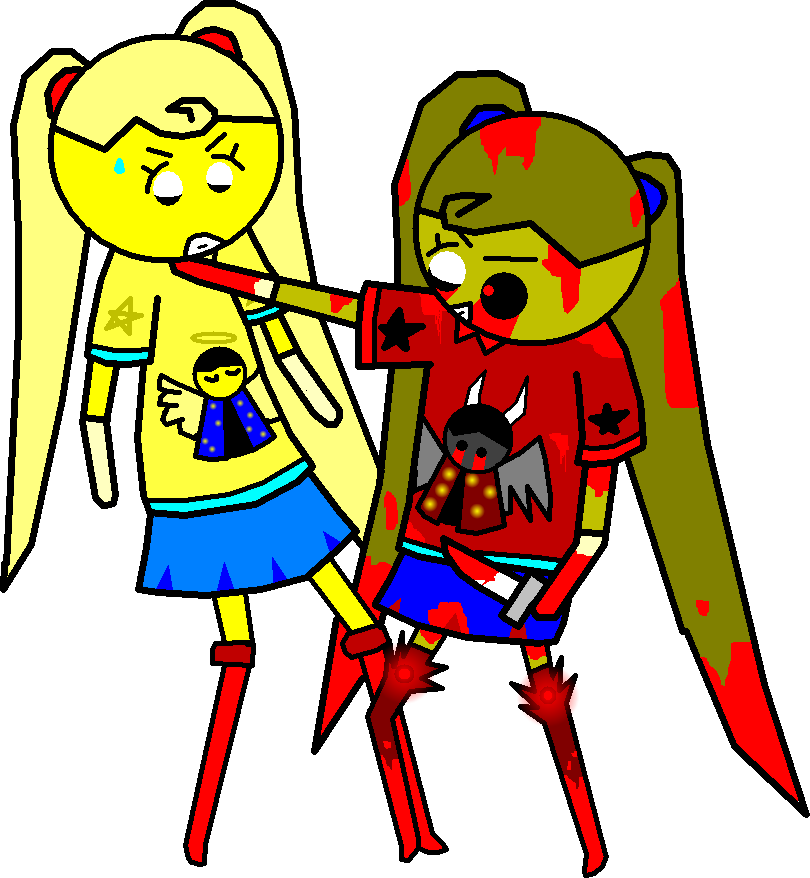 Evil Jamesmaster Vs Jamesmaster By Jamesmaster0101 - Cartoon (810x878)