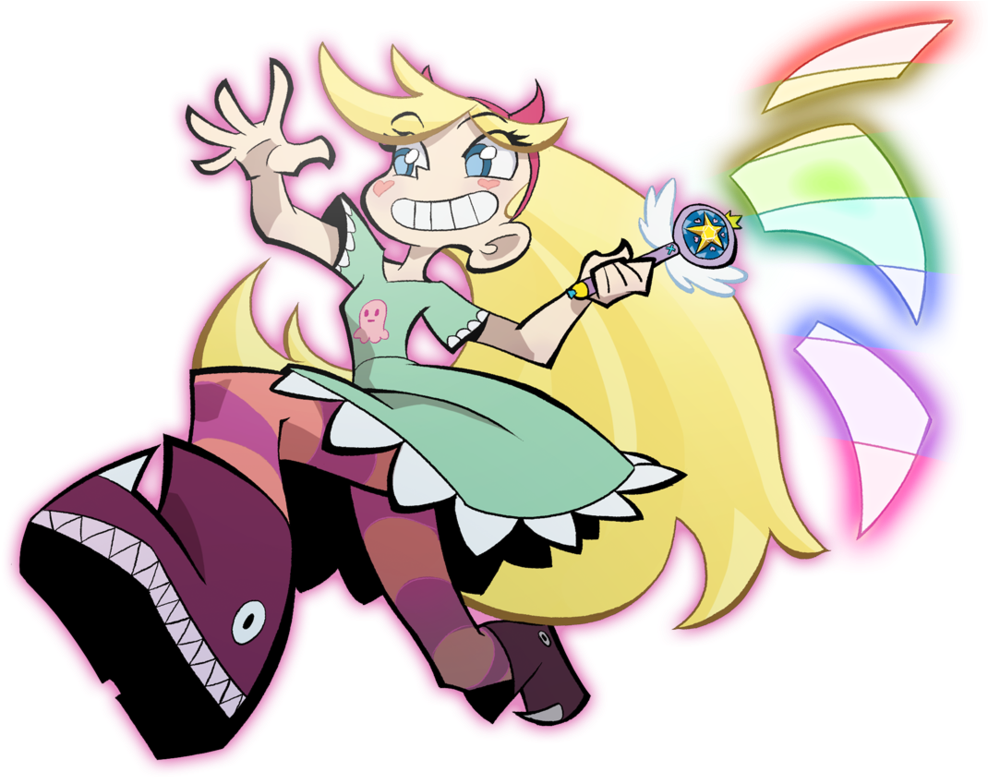 Marco Star Vs The Forces Of Evil - Star Butterfly Vs Panty (1024x807)