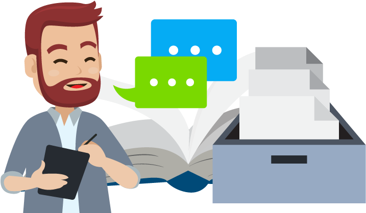 Language Interpreters - Cartoon (750x422)