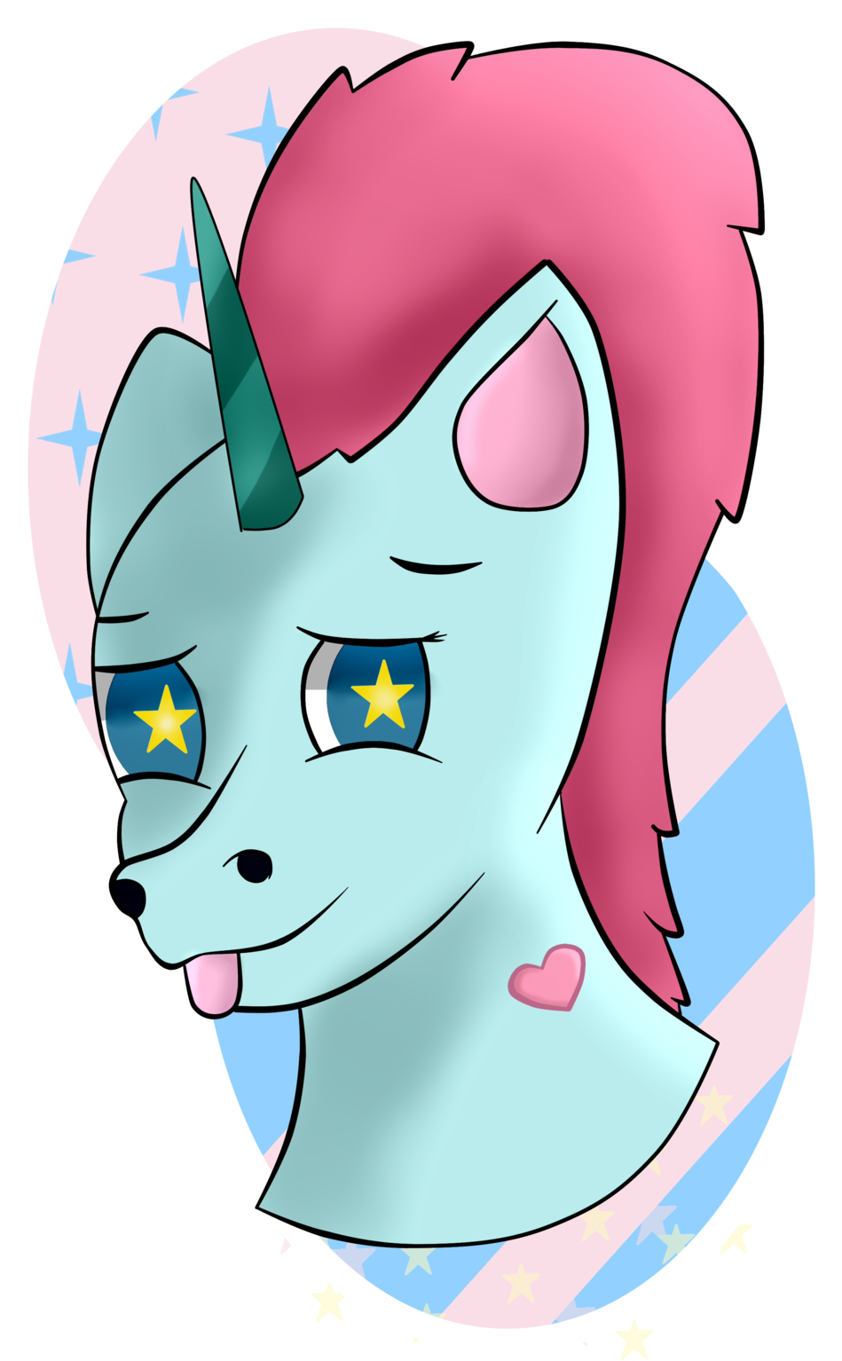 Pony Head - Cartoon (1024x1713)