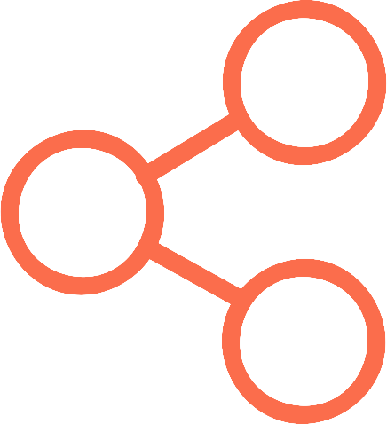 Social Media Translation - Hub And Spoke Icon (436x478)