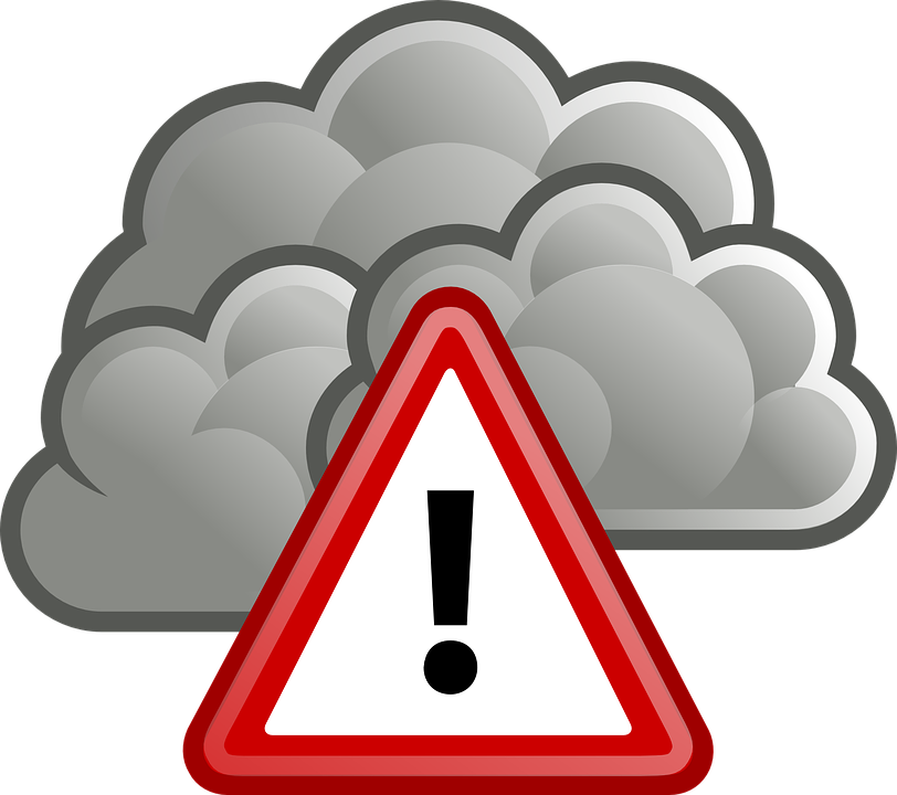 Clipart Of Storm, September And Extreme - Traffic Sign (812x720)