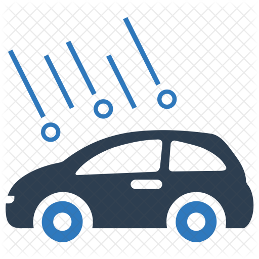 Hail, Auto, Insurance, Car, Damage, Vehicle Icon - Car Parking Icon Png (512x512)