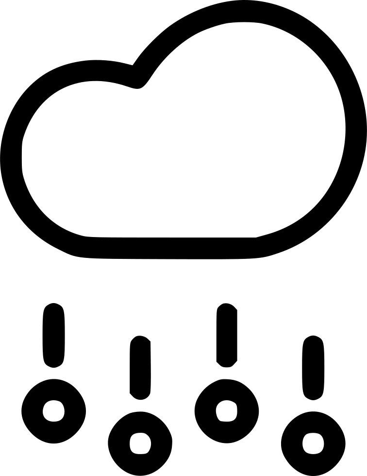 Cloud Rain Hail Stone Storm Weather Comments - Hail Icon (756x980)