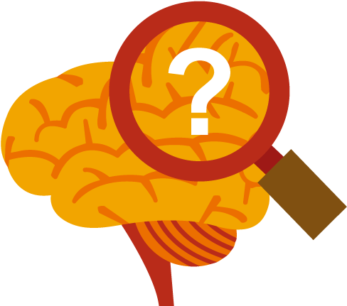 Cerebro Lupa Euclidiana Del Vector Clip Art - Puzzle Brain (595x595)