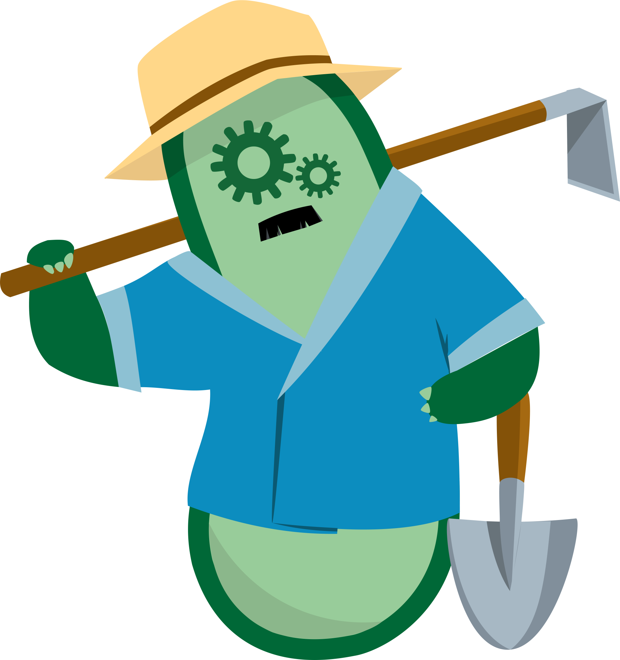 Farmers Can Provide Food For Others - Cartoon (1989x2117)