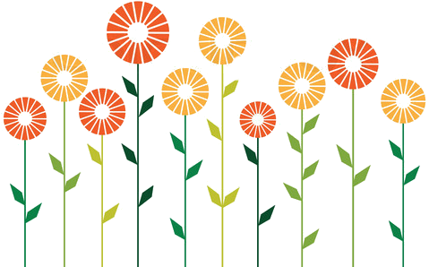 Cute Stylish Abstract Flowers Png By Hanabell1 - Stylish Flower Png (480x480)