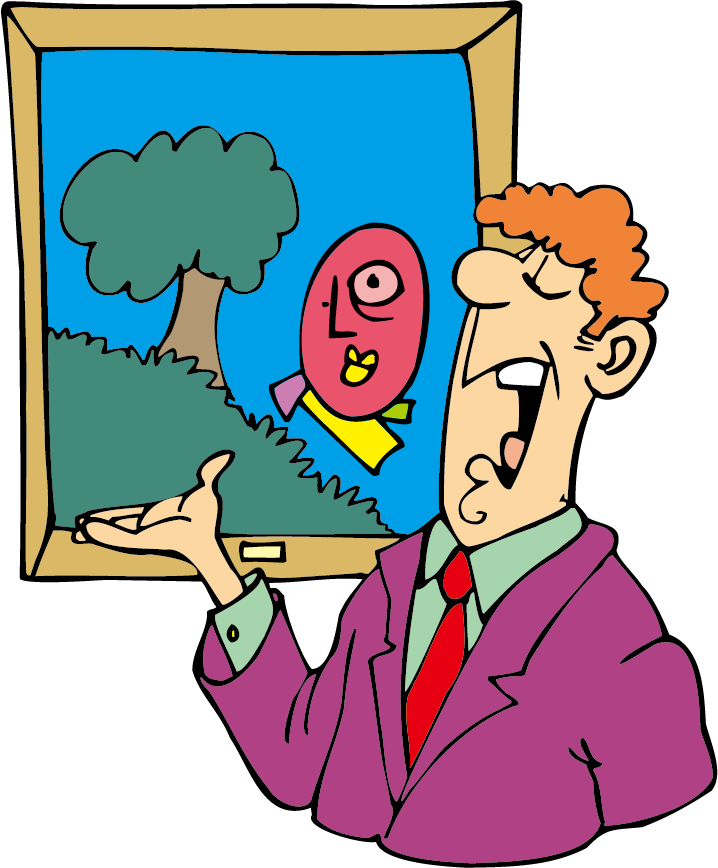Art Museum Museum Docent Clip Art - Art Museum Museum Docent Clip Art (718x868)