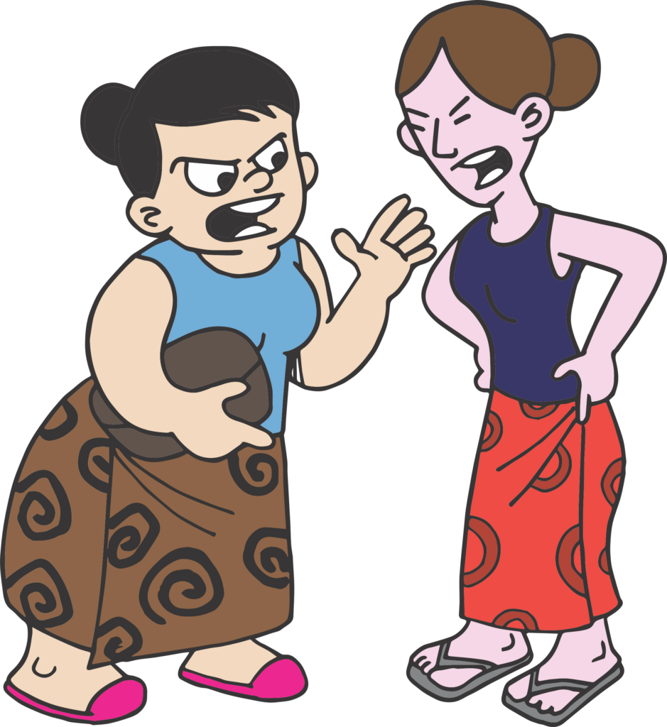 Burma 1458406 Clipart Of - Quarrel Clipart (939x1024)