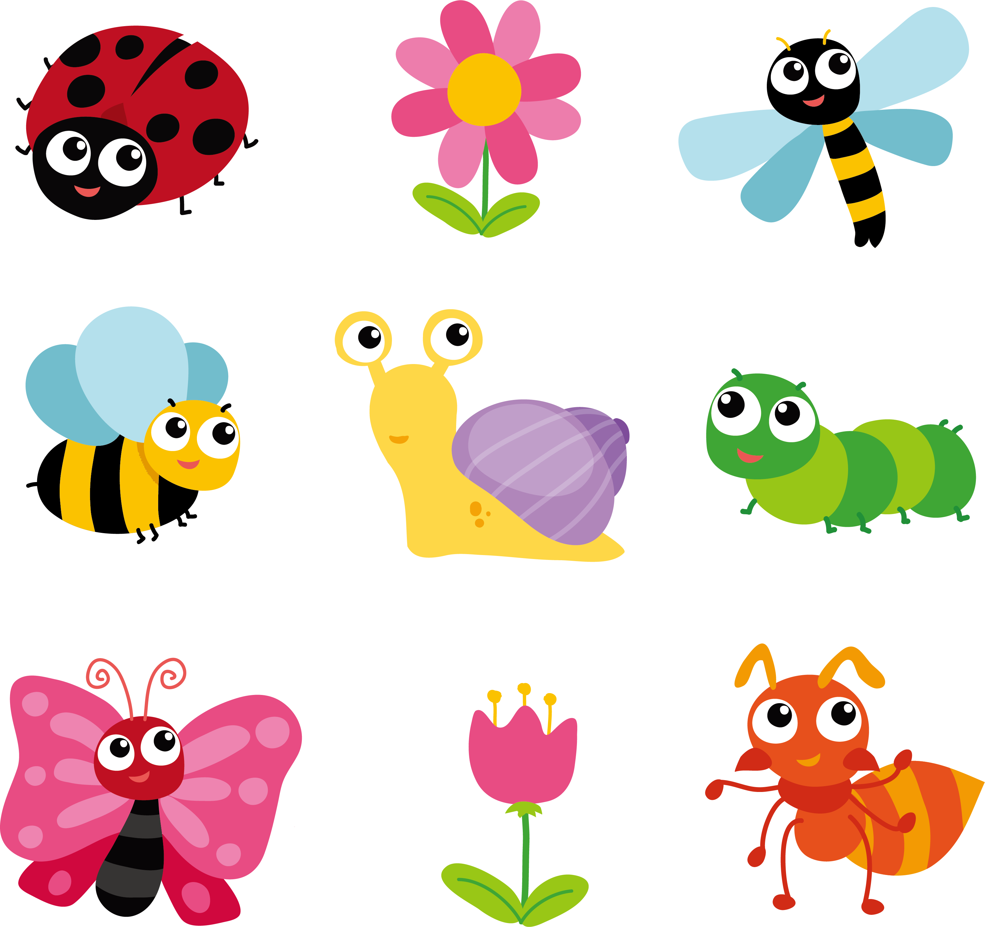 Insect Butterfly Ant Caterpillar - Toilet Potty Training Urinal Target Marker Sticker (3237x3048)
