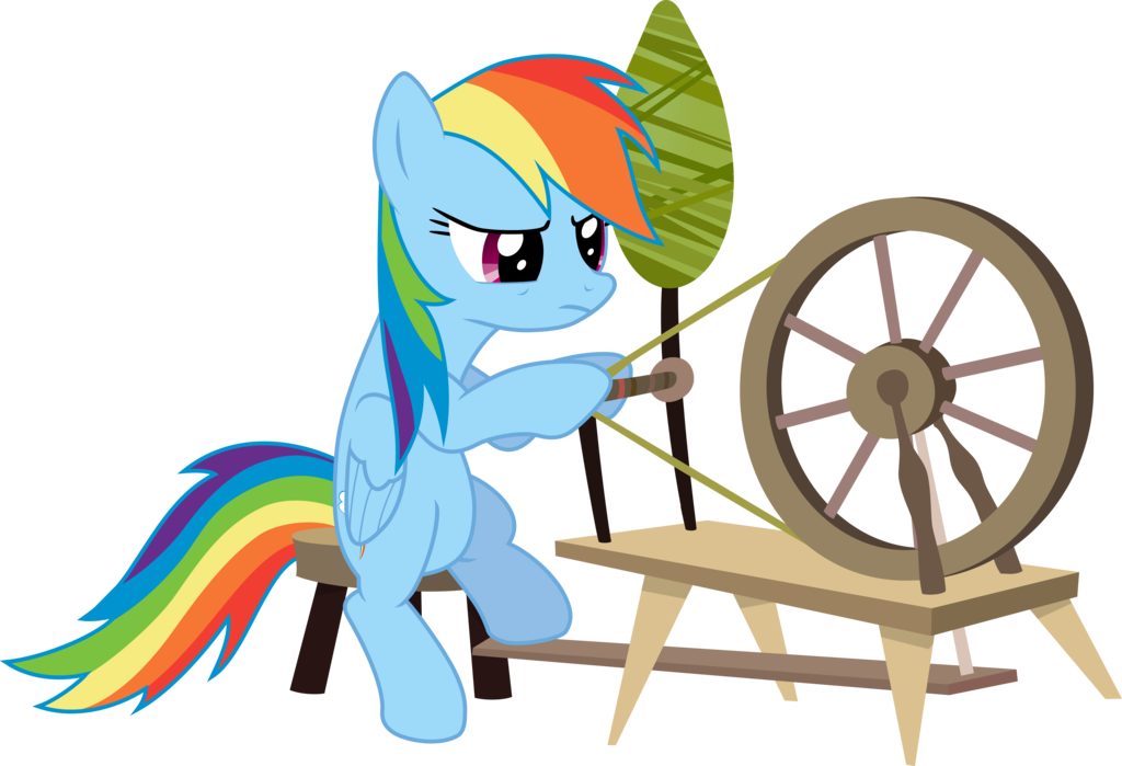 Rainbow Dash Hates Chores By Plsim - Rainbow Dash Sleeping Beauty (1024x699)