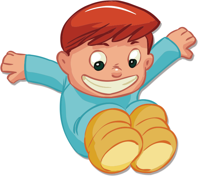Child Cartoon Clip Art - Niño Saltando Png (945x836)
