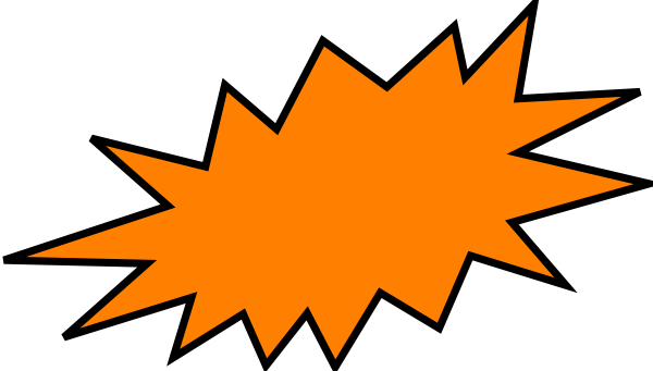 Orange Burst Clip Art At Clker - Super Heroes Leaders (600x341)