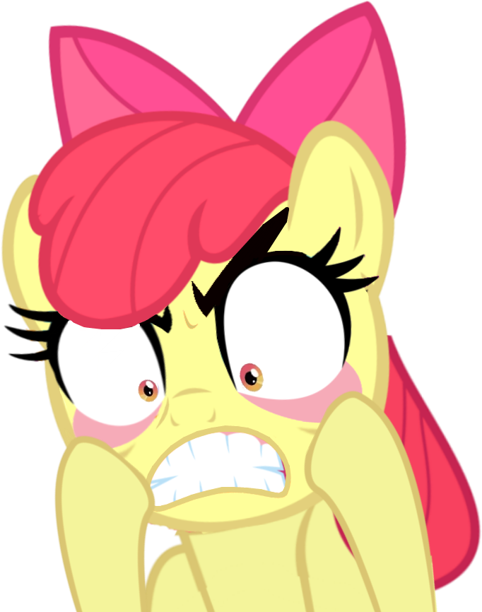 Angry, Apple Bloom, Artist Needed, Edit, Eyelid Pull, - Apple Bloom Angry (920x960)