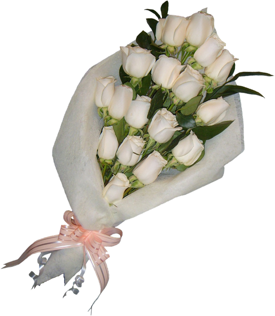 Png形式でダウンロード - 花束 リボン (965x1106)