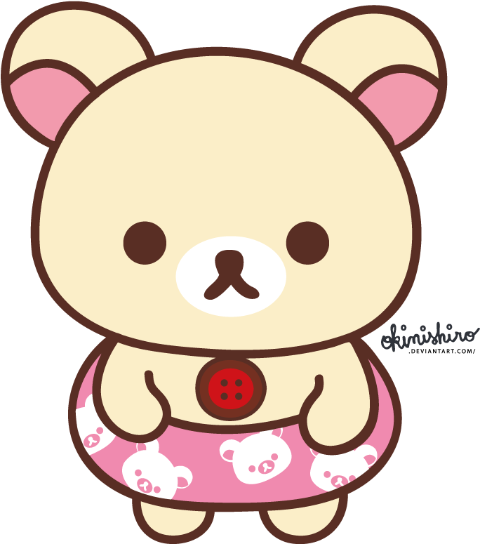 Rilakkuma Bear San-x Drawing Kavaii - Kk Kawaii (738x829)