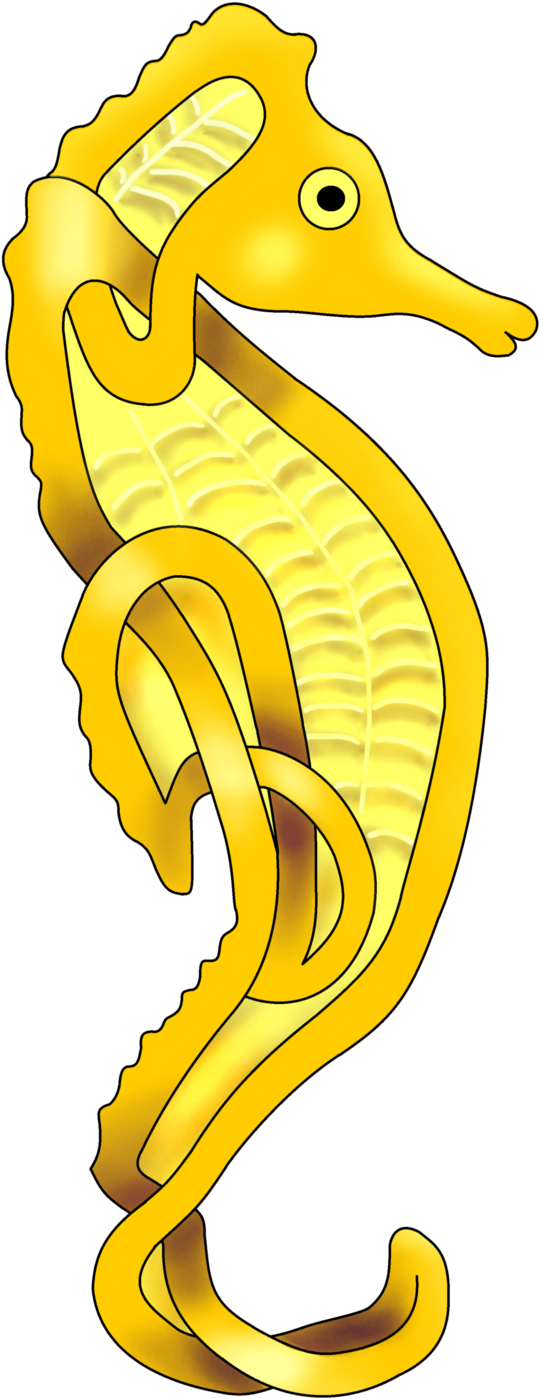 Celtic Knot Seahorse By Knotyourworld - Seepferd Grußkarte (555x1440)