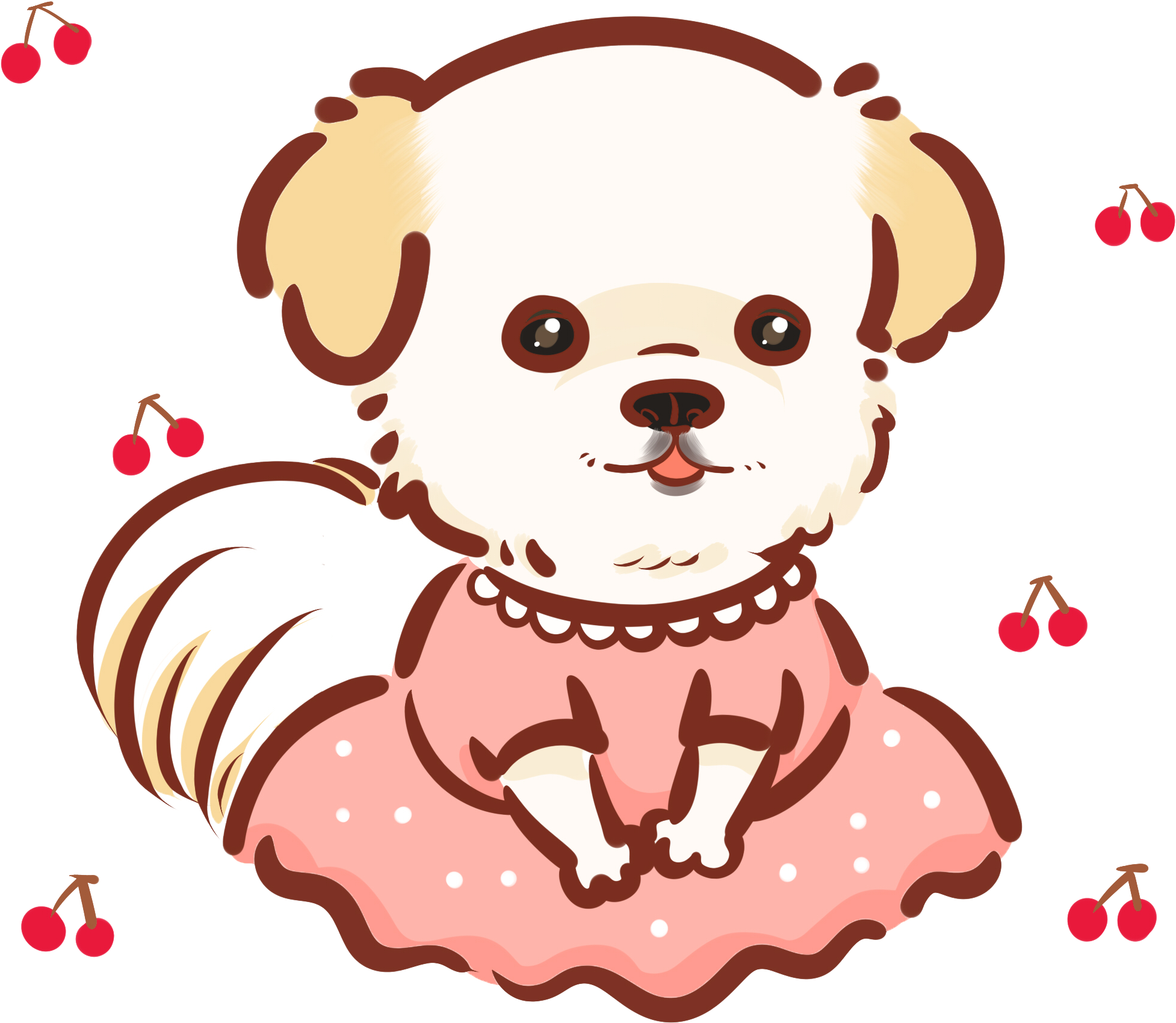 Shiba Inu Puppy Q-version Illustration - Shiba Inu Puppy Q-version Illustration (2480x2480)