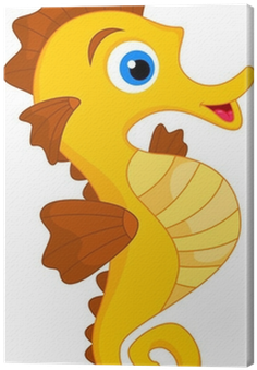 Cute Cartoon Seahorse (400x400)
