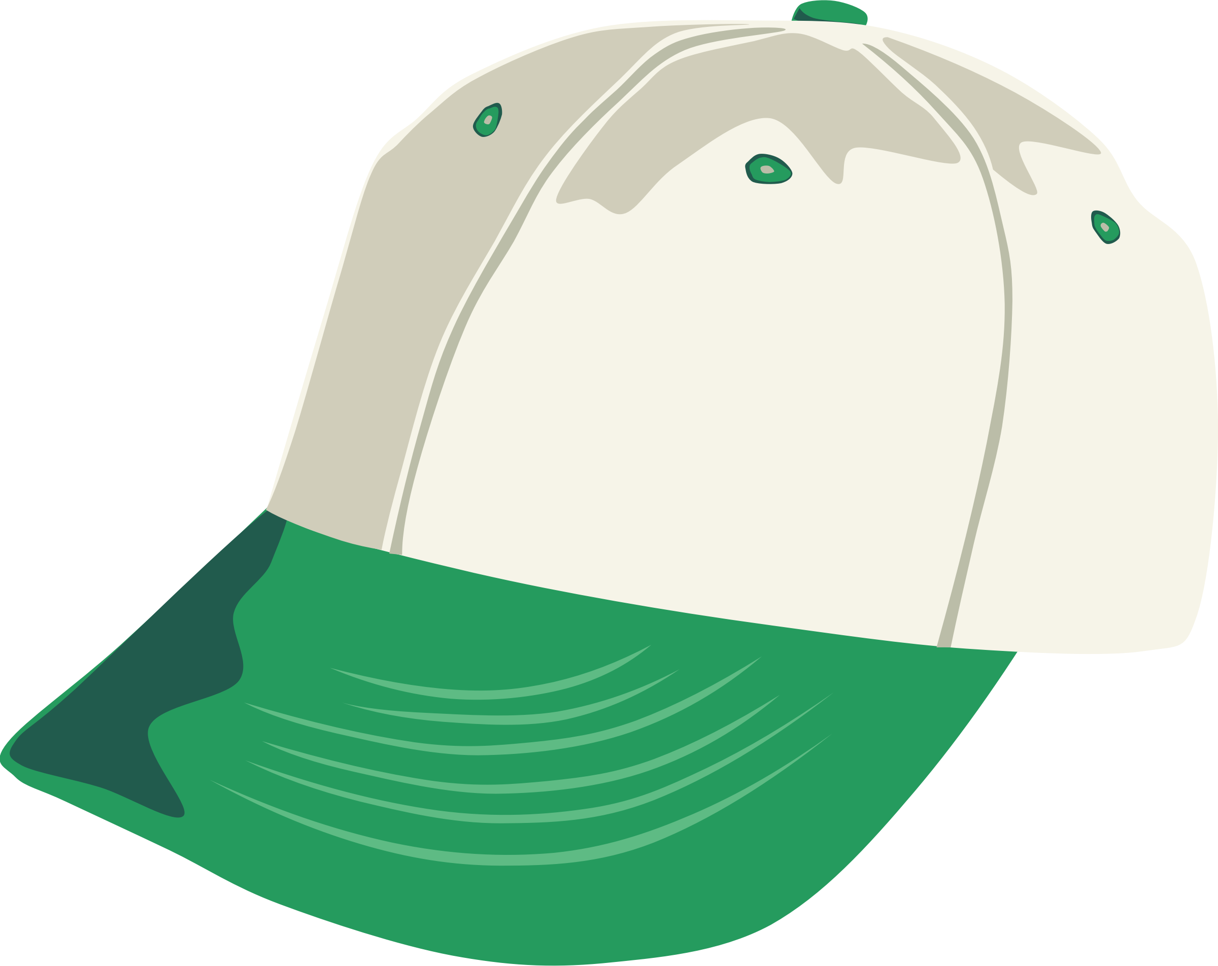 Cap - Cartoon Baseball Hat Transparent (2400x1904)