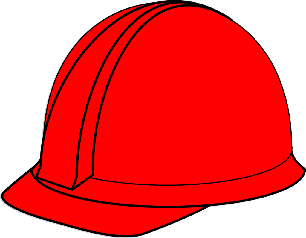 Safety Helmet Colour Code In Construction Hard Hats - Hard Hat Clip Art (1024x795)