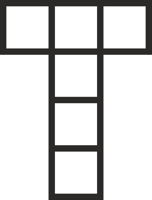 Cube Unfolded As Tau - Clipart Net Of Cube (512x676)