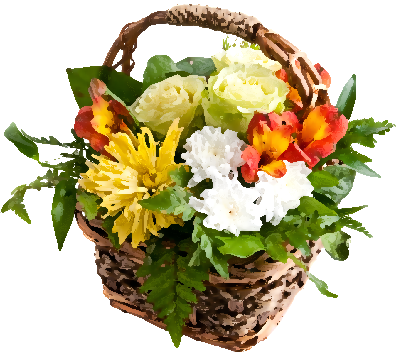 Png形式でダウンロード - Buon Compleanno Francesca Fiori (1400x1200)