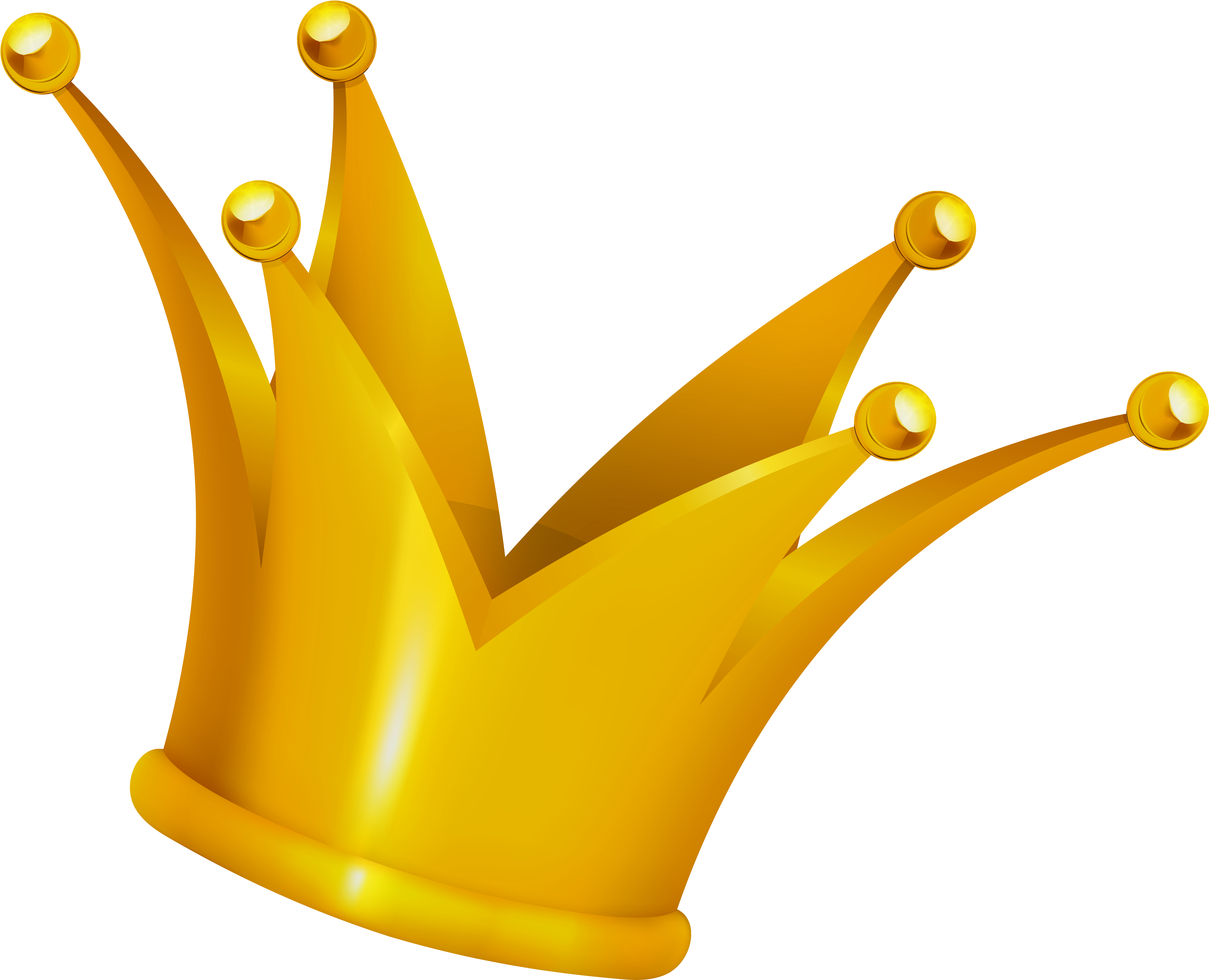 Gold Crown Clipart Picture - Gold Crown Clipart Picture (5098x4120)