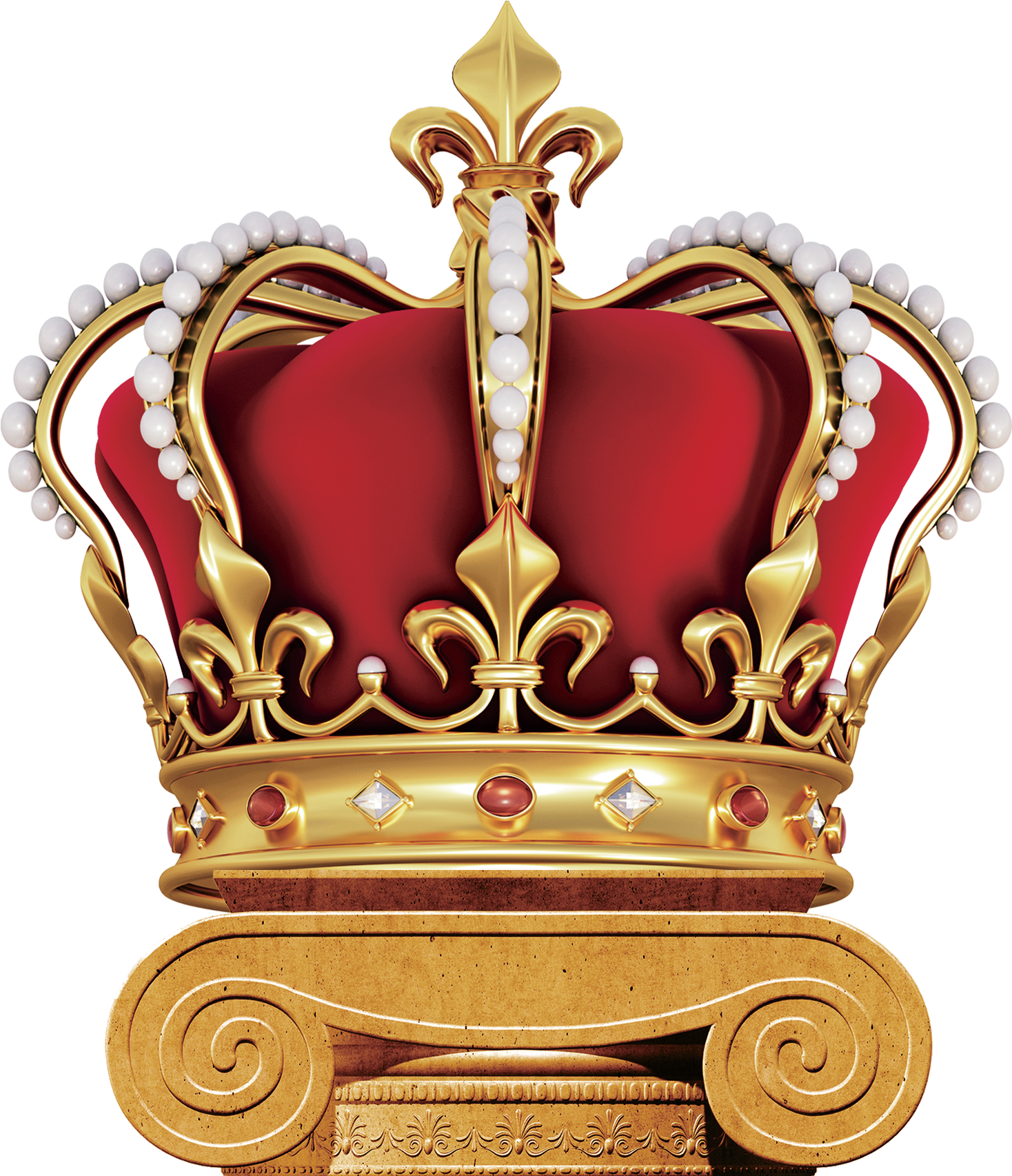 Crown Of Queen Elizabeth The Queen Mother Clip Art - Kings Crown Transparent Background (1772x1772)