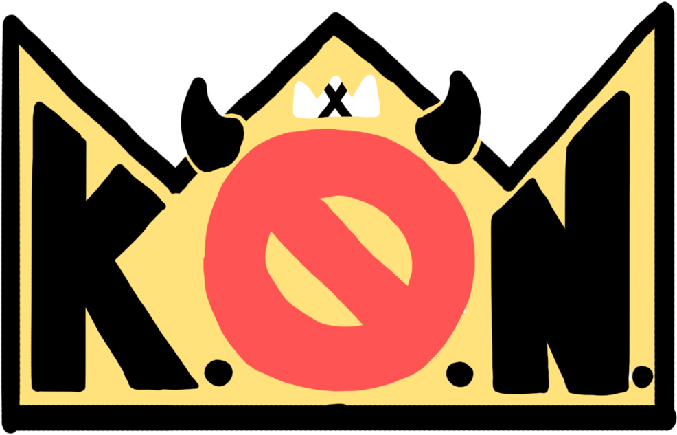 K - O - N - Crown Logo By Ghostyce - Emblem (1024x676)