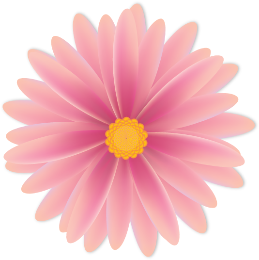 Pink-flower - Pink Flower Clipart Png (600x600)