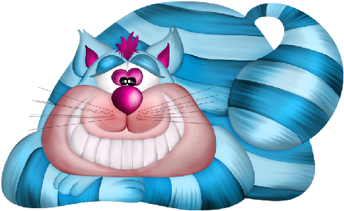 Cartoon - Cheshire Cat Clip Art Free Alice In Wonderland (500x500)