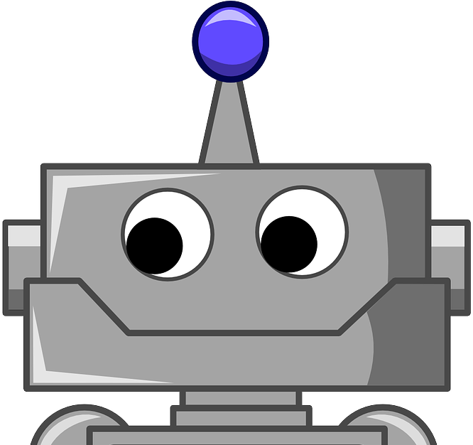 Drawn Robot Square - Imagenes De Robots Animados (704x625)
