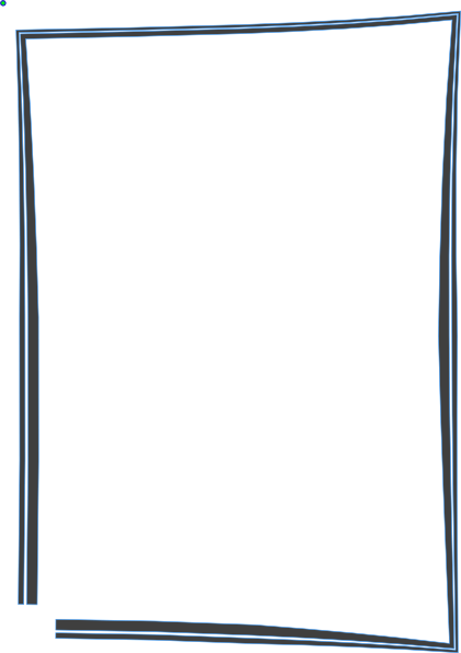 Square Clipart Black Border - Blank Cd Cover Template (420x595)
