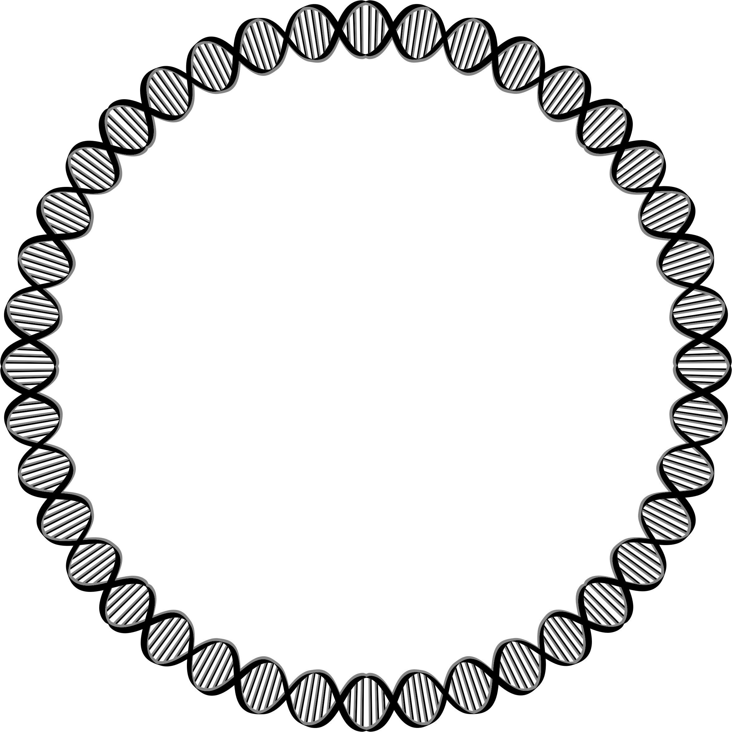 This Free Icons Png Design Of Dna Circle Medium - Clip Art (2346x2346)