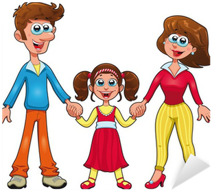 Cartoon And Vector Characters - Family Cartoon Characters (400x400)