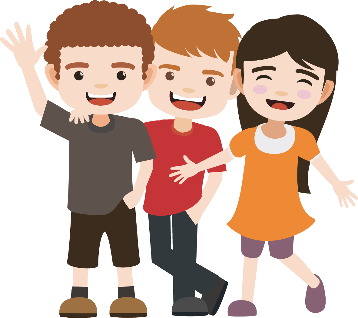 Friendship Clip Art - Friendship Cartoon Transparent (1182x1050)