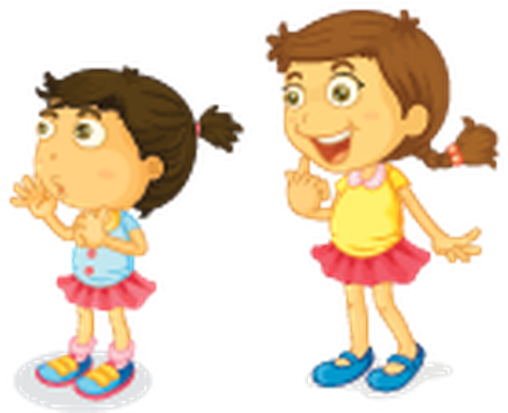 Different Actions Of A Young Girl -05 - Young Clipart (482x399)