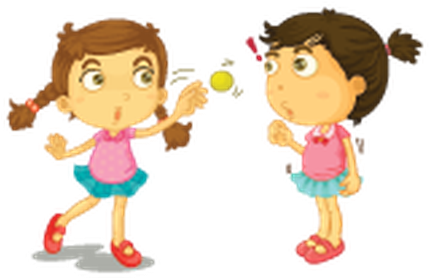 Different Actions Of A Young Girl -08 - Actions Clipart (646x399)