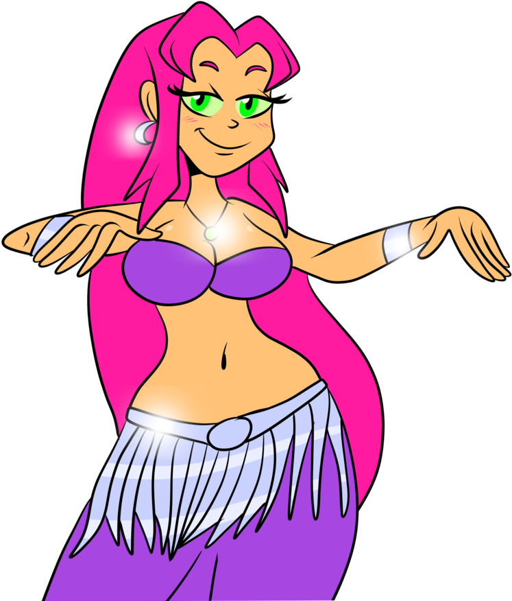 Belly Dancer Starfire By Sb99stuff - Belly Dancer Starfire (871x918)