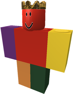 Kaleb12 With Golden Crown - Roblox (352x352)