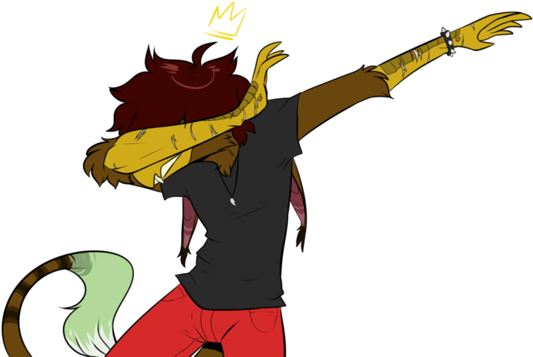 Draw Yourself Here] Dab Meme By Shiro - Dab Meme Png (1095x730)